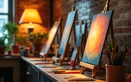 Kreatywne studio artystyczne z smart home